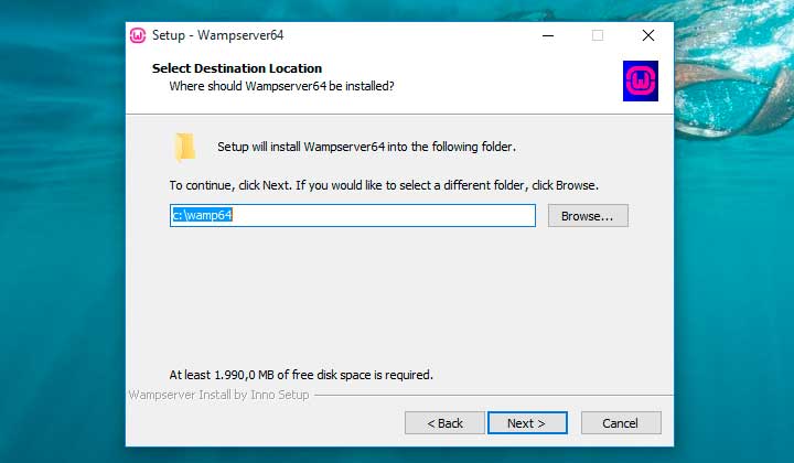 instalacion de wampserver