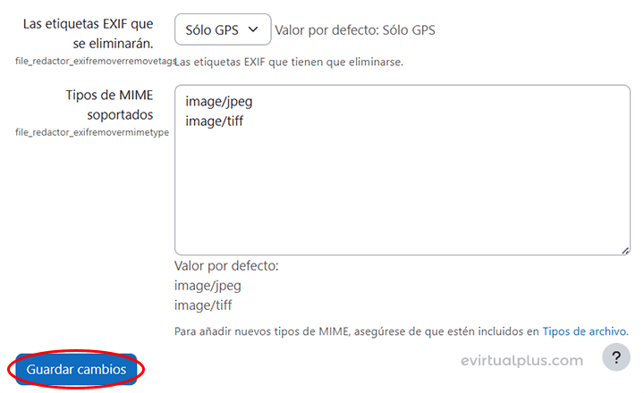 ajustes finales de actualización moodle