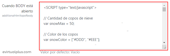 donde agregar código html en moodle