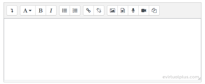 editor de texto atto de moodle